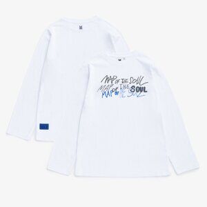 OFFICIAL BTS MAP OF THE SOUL Tour Long Sleeve T-Shirt White Large Rare NEW